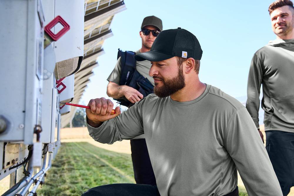 Carhartt Force® Sun Defender™ Long Sleeve T-Shirt - CT106972 - Premium Workwear from Carhartt - Just $36.95! Shop now at Pat's Monograms