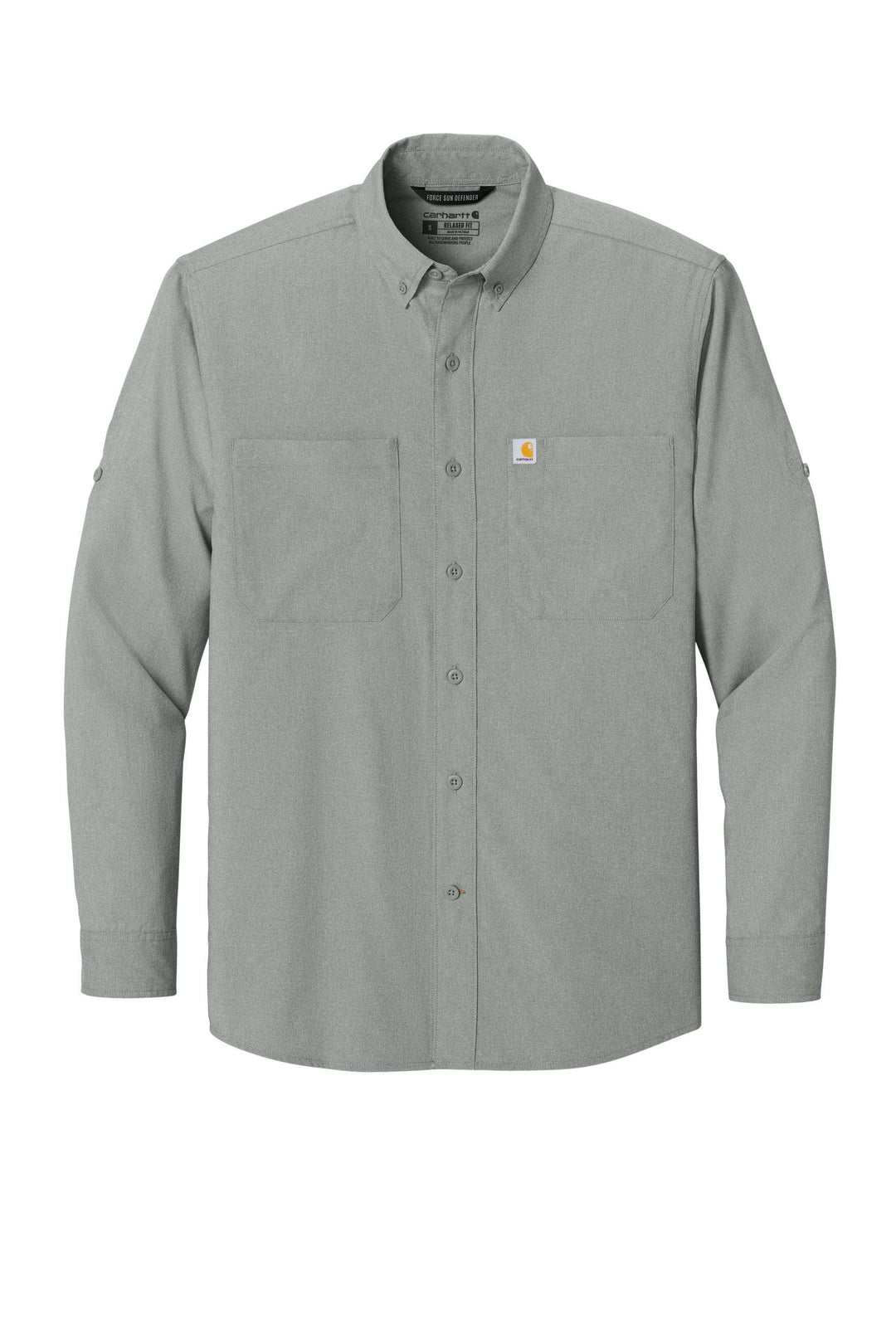 Carhartt Force® Sun Defender™ Long Sleeve Shirt - CT107106 - Premium Workwear from Carhartt - Just $76.95! Shop now at Pat's Monograms