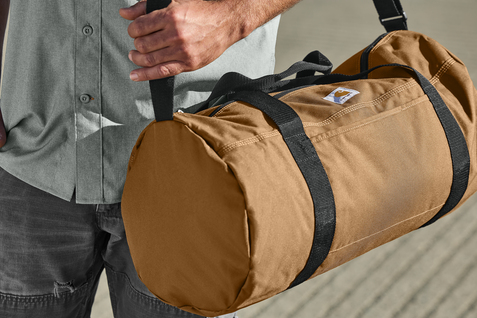 Carhartt® Canvas Packable Duffel - CTB0000564 - Premium Duffel Bags from Carhartt - Just $56.95! Shop now at Pat's Monograms