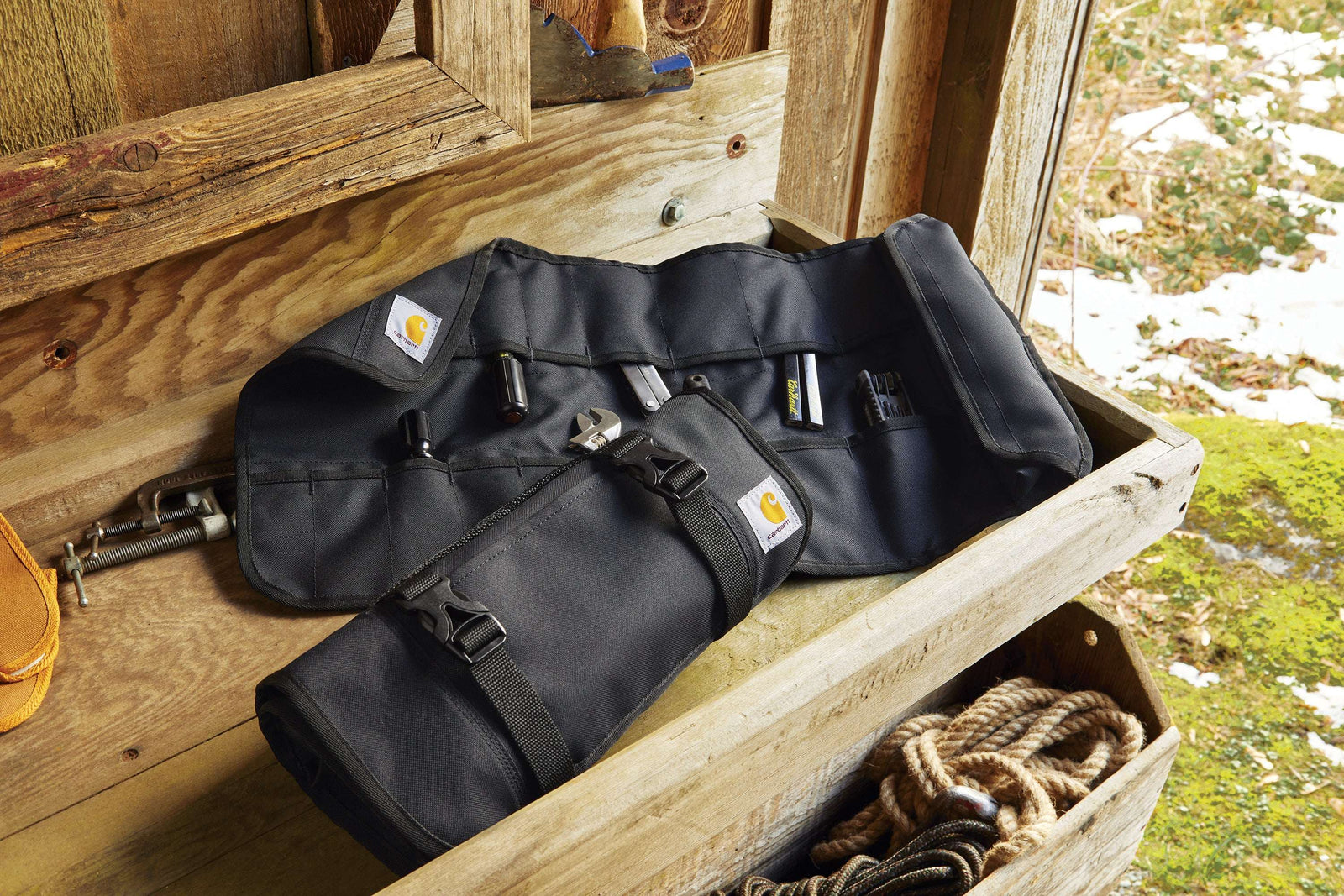 Carhartt® 18-Pocket Utility Roll - CTB0000484 - Premium Tool Bags from Carhartt - Just $57.95! Shop now at Pat's Monograms