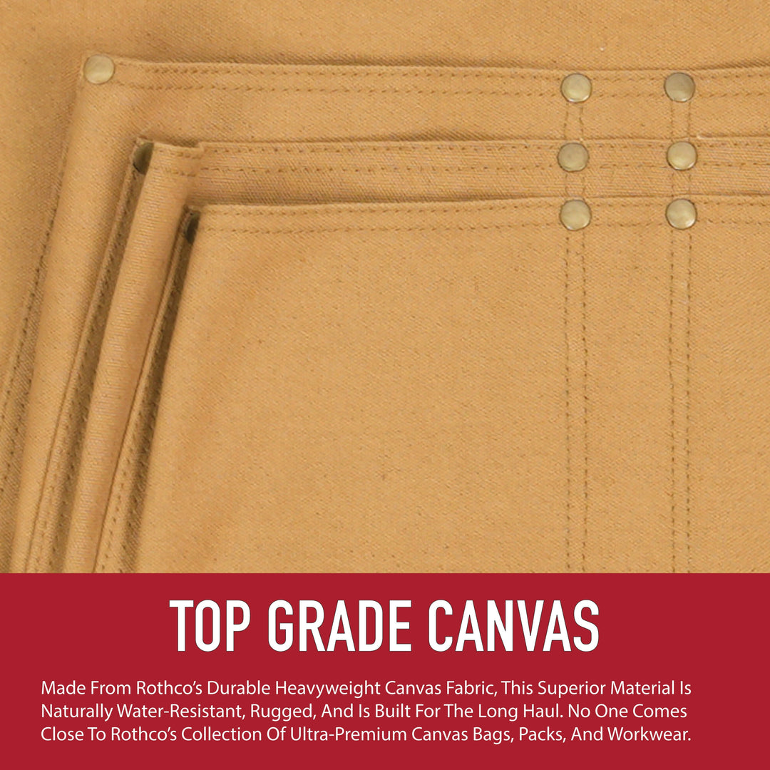 Canvas Full Work Apron - Premium Workwear from Rothco - Just $39.95! Shop now at Pat's Monograms