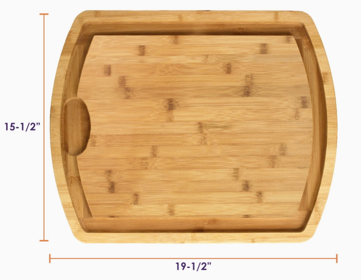 Farmhouse Carver, Bamboo Carving Board with Juice Groove - Premium Carving Board from Totally Bamboo - Just $60! Shop now at Pat's Monograms