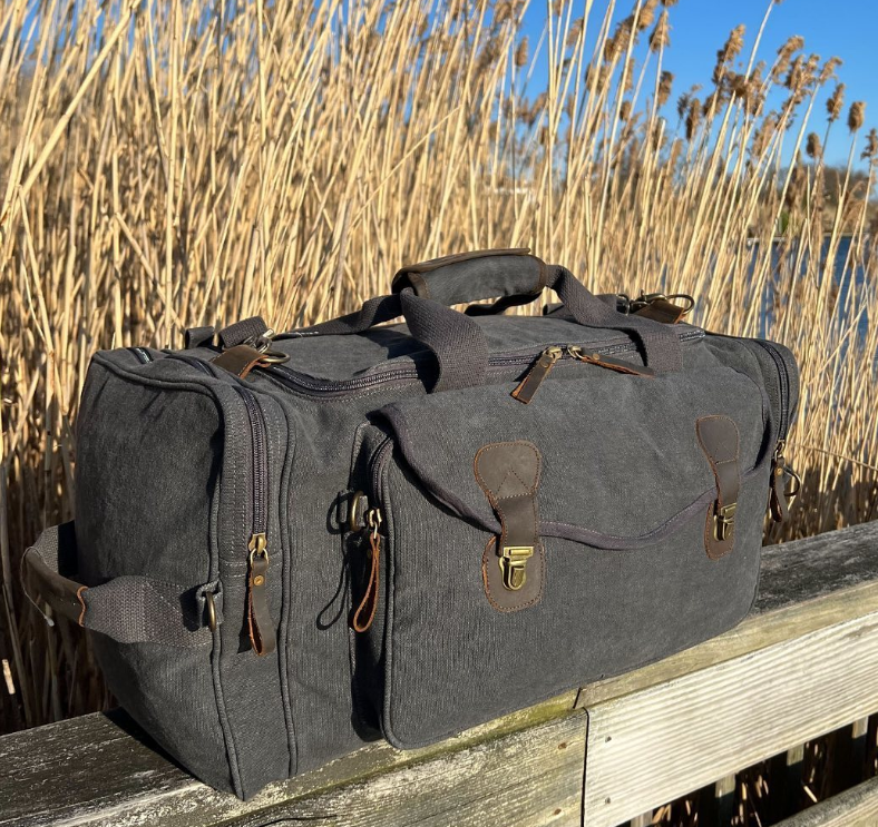 Canvas Long Weekend Bag - Premium Bags and Totes from Rothco - Just $112.95! Shop now at Pat's Monograms