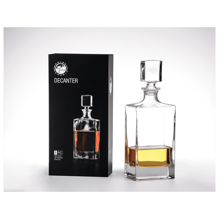 Rectangle Glass Decanter - 810ml add Laser Engraving - Premium barware from JDS - Just $34.95! Shop now at Pat's Monograms