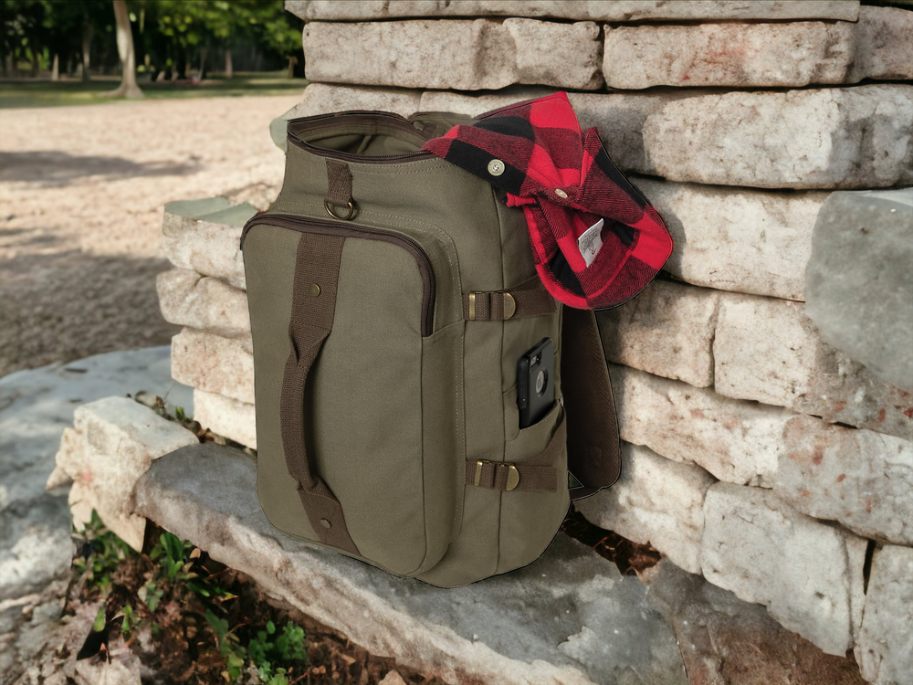 Covertible Canvas Duffle / Backpack 19" - Premium Bags and Totes from Rothco - Just $36.95! Shop now at Pat's Monograms