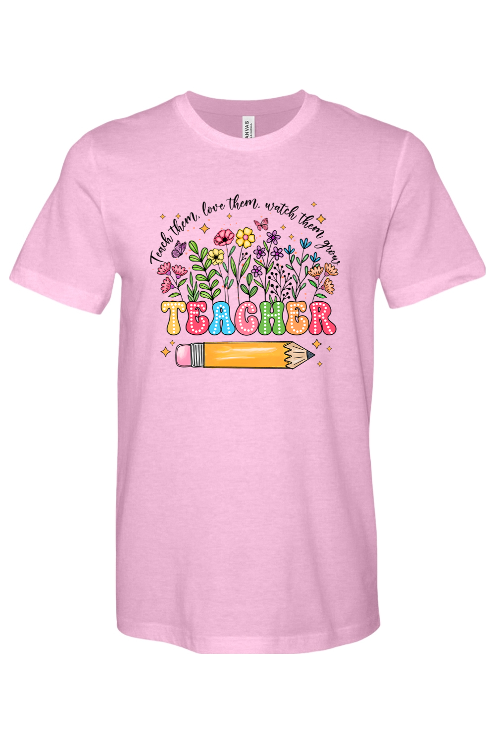 Watch Them Grow Teacher Tee - Premium T-Shirts from Pat's Monograms - Just $24.95! Shop now at Pat's Monograms