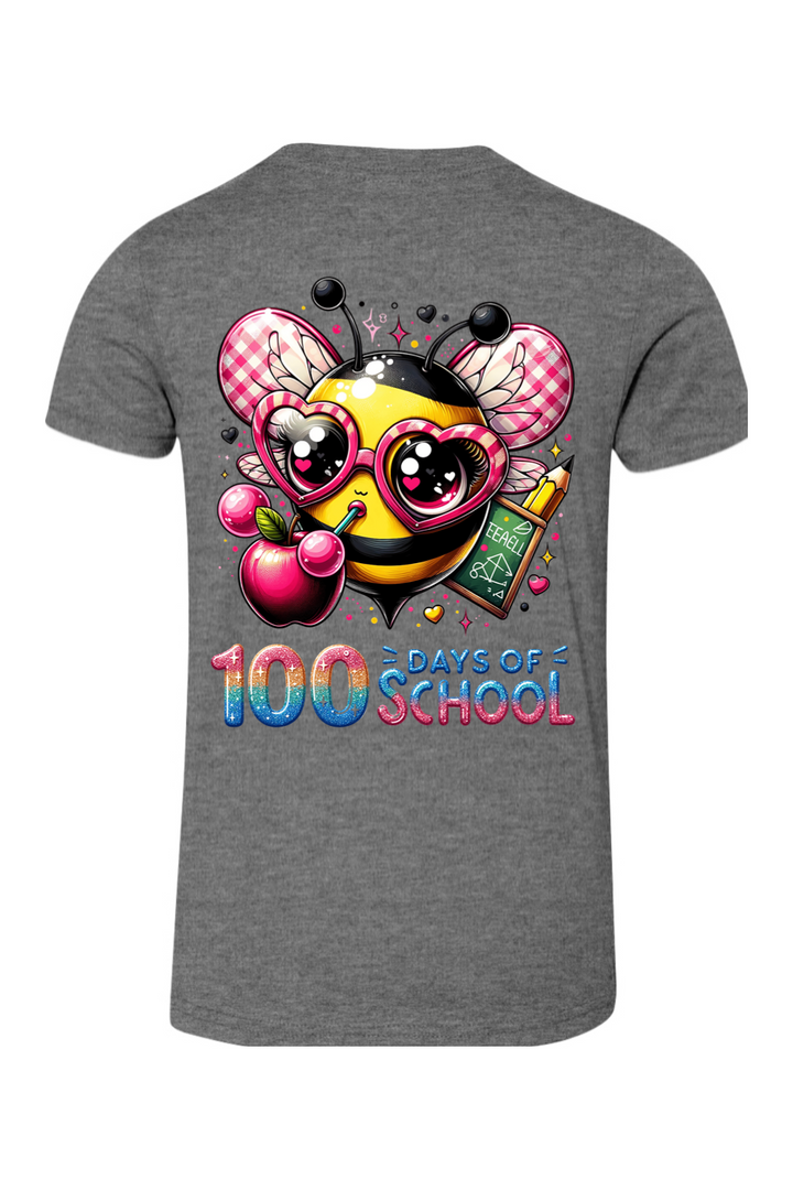 100 Days of School - Honey Bee - Premium T-Shirts from Pat's Monograms - Just $24.95! Shop now at Pat's Monograms