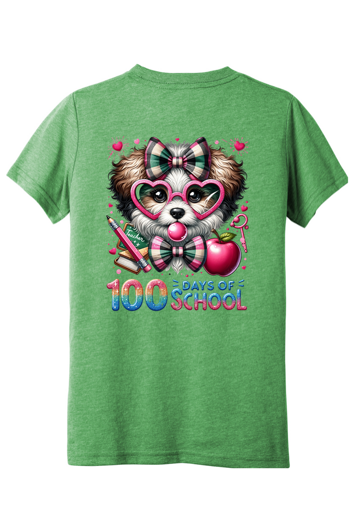 100 Days of School - Bubblegum Dog - Premium Youth Apparel from Pat's Monograms - Just $24.95! Shop now at Pat's Monograms