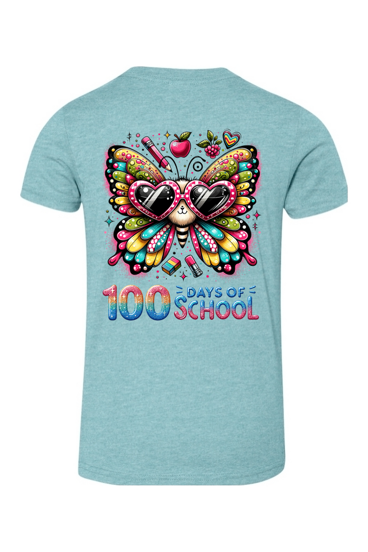 100 Days of School - Butterfly - Premium T-Shirts from Pat's Monograms - Just $24.95! Shop now at Pat's Monograms