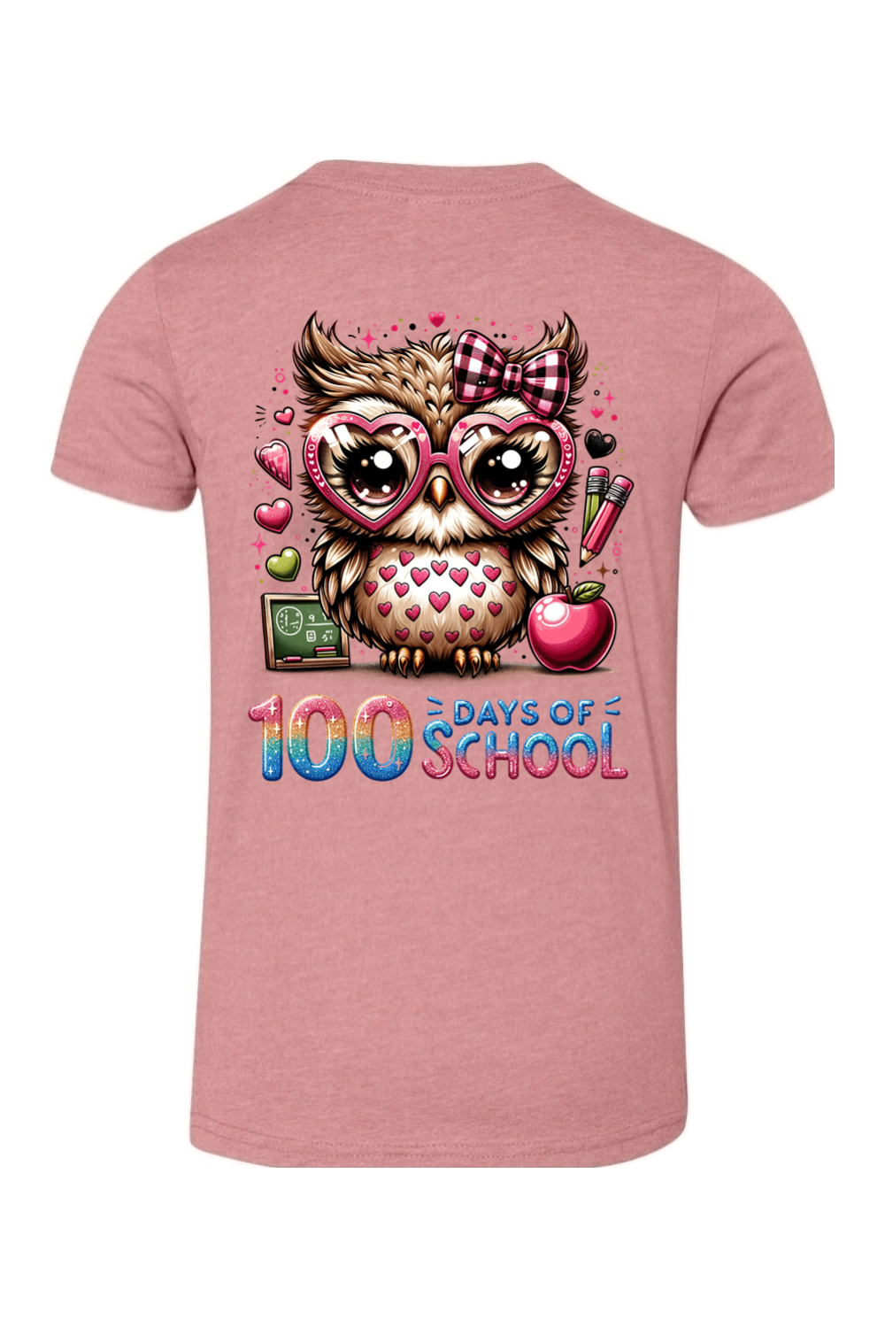 100 Days of School - Owl - Premium T-Shirts from Pat's Monograms - Just $24.95! Shop now at Pat's Monograms