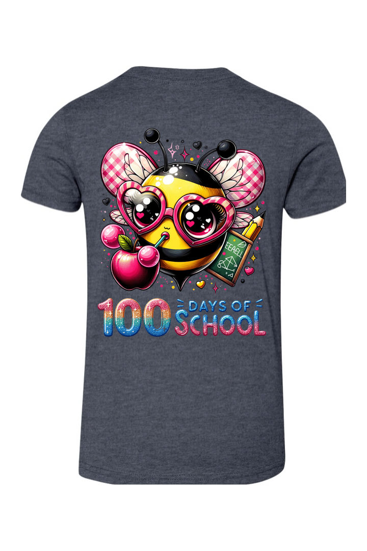 100 Days of School - Honey Bee - Premium T-Shirts from Pat's Monograms - Just $24.95! Shop now at Pat's Monograms