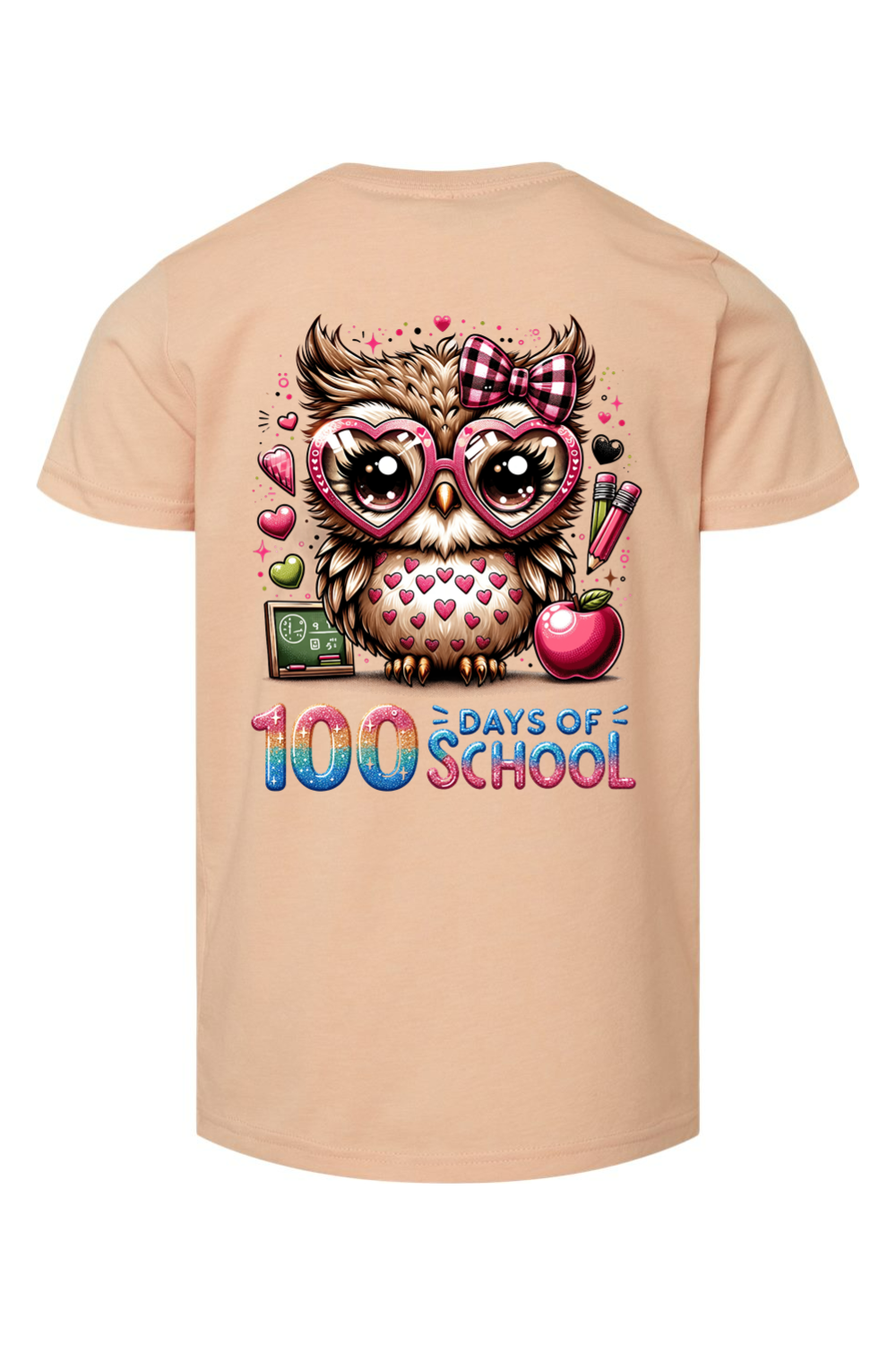 100 Days of School - Owl - Premium T-Shirts from Pat's Monograms - Just $24.95! Shop now at Pat's Monograms