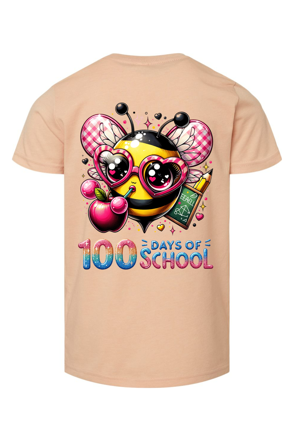 100 Days of School - Honey Bee - Premium T-Shirts from Pat's Monograms - Just $24.95! Shop now at Pat's Monograms