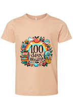100 Days Brighter - Premium T-Shirts from Pat's Monograms - Just $24.95! Shop now at Pat's Monograms