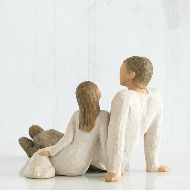 Father and Daughter - Premium Figurines from Willow Tree - Just $47.95! Shop now at Pat's Monograms