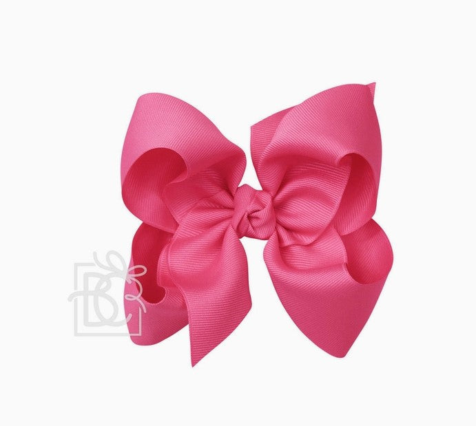 5.5" Monogrammable Hair Bow - Premium Hair Bows from Beyond Creations, LLC - Just $12.95! Shop now at Pat's Monograms