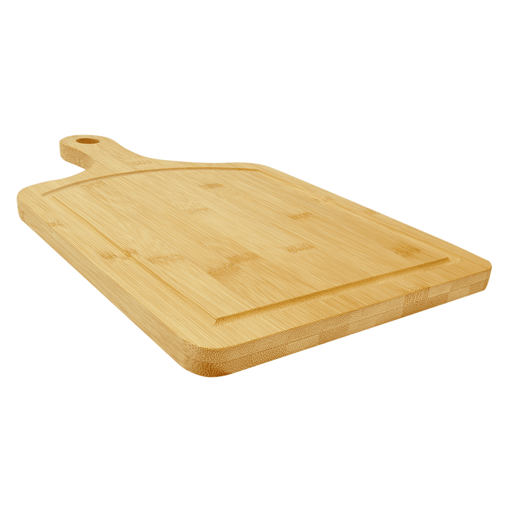 Bamboo Cutting Board - Paddle Shape with Juice Groove - Premium Cutting Boards from JDS - Just $15.95! Shop now at Pat's Monograms