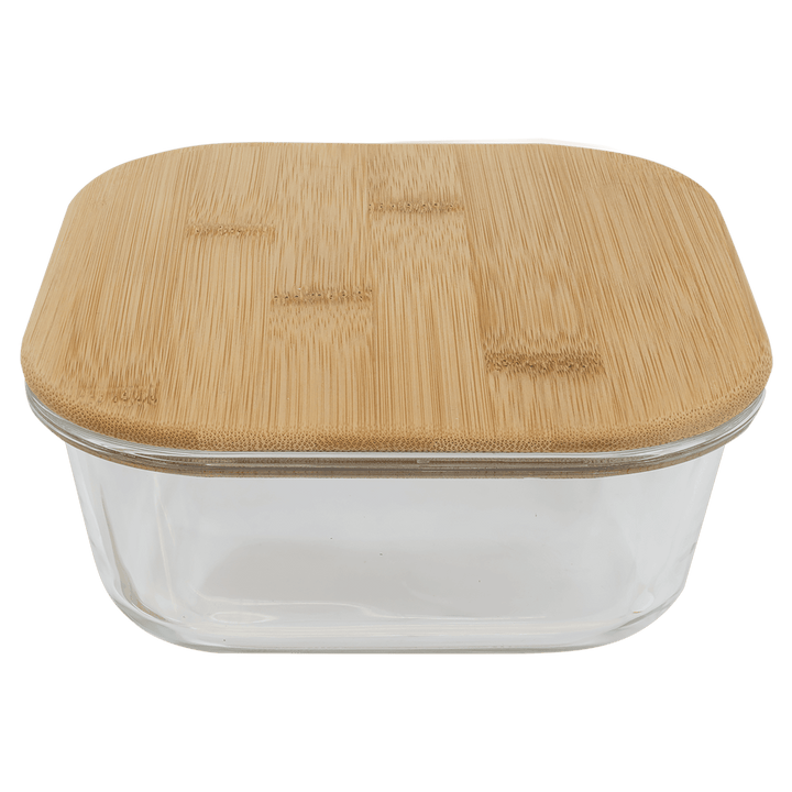 Laser Engravable 37oz. Square Glass Food Container - Premium Laser Engraved from JDS - Just $12.95! Shop now at Pat's Monograms