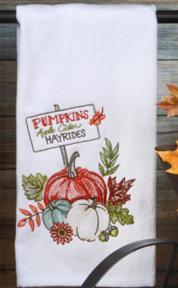 Pumpkins 2 in 1 Terry Towel - Premium Dish Towel from Kay Dee Designs - Just $8.95! Shop now at Pat's Monograms