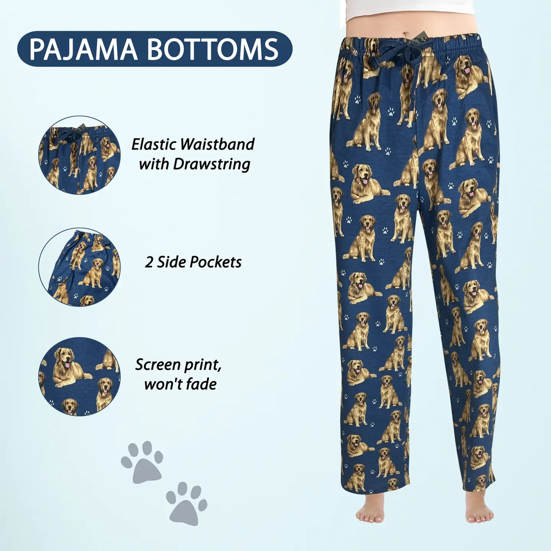 Golden Retriever Pajama Pants - Premium Pajamas from E&S Pets - Just $26.95! Shop now at Pat's Monograms