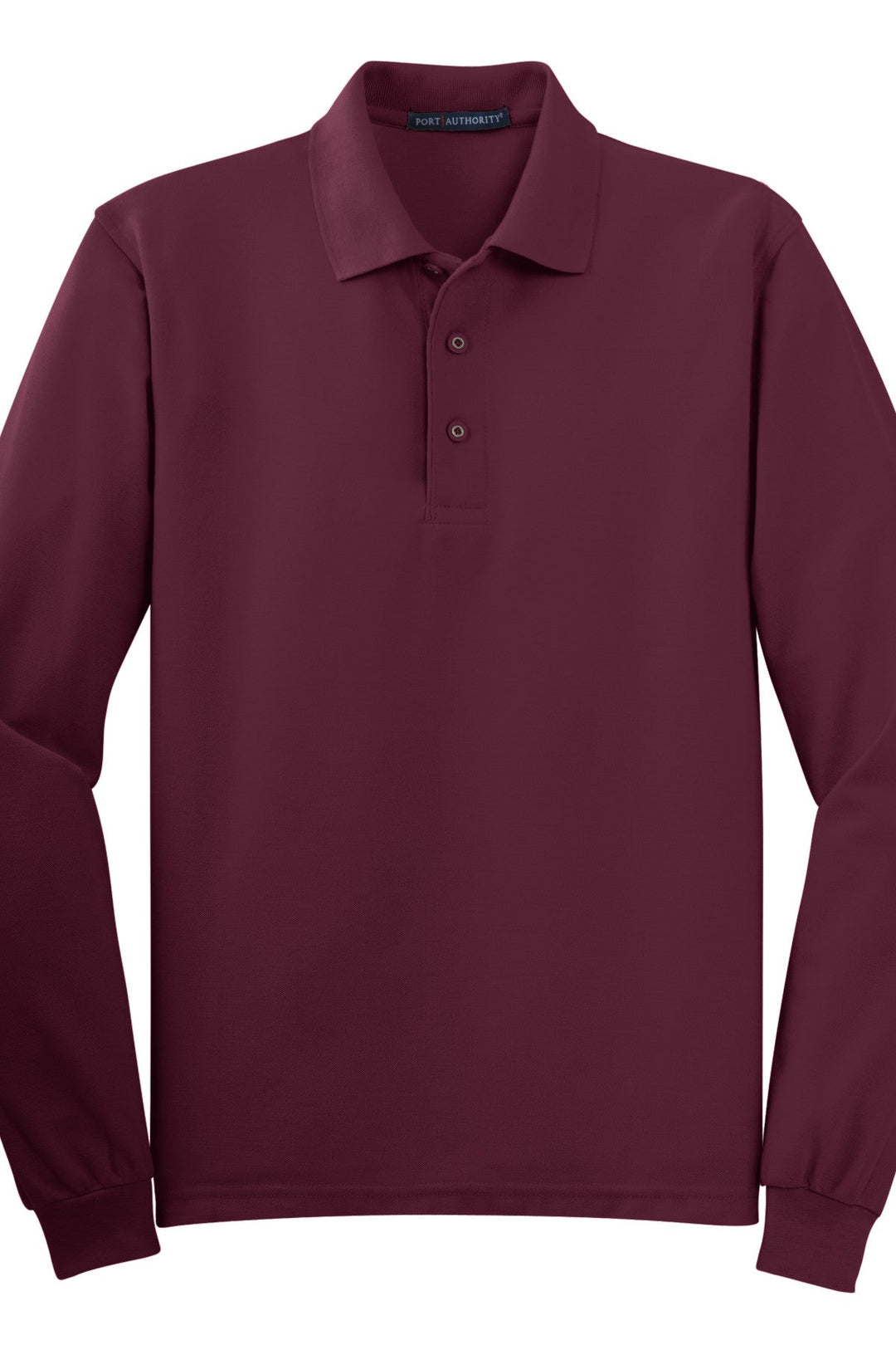 CCS - Port Authority Unisex Long Sleeve Silk Touch Polo - Premium School Uniform from Pat's Monograms - Just $27! Shop now at Pat's Monograms