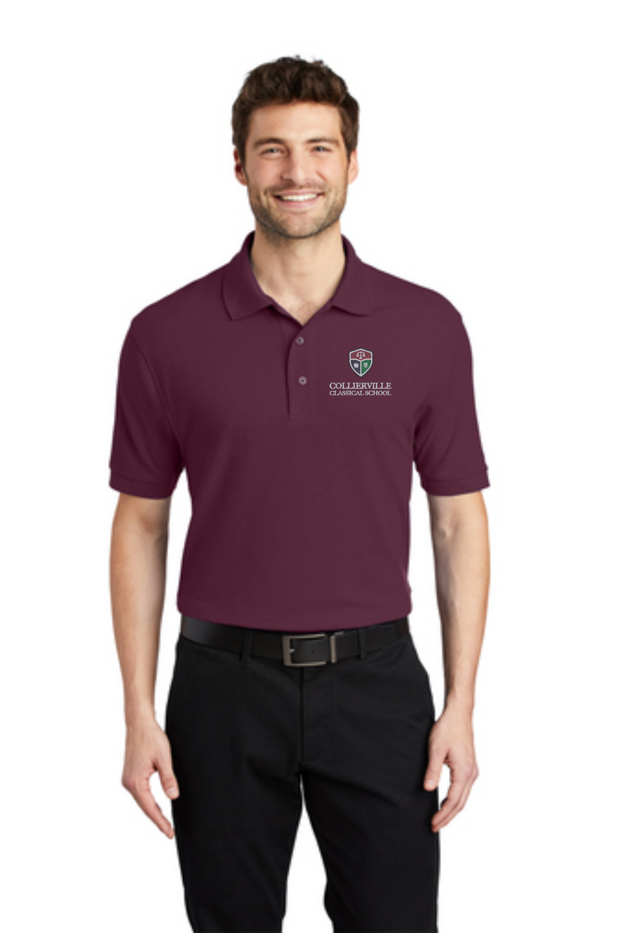 CCS - Port Authority Unisex Silk Touch Polo - Premium School Uniform from Pat's Monograms - Just $20! Shop now at Pat's Monograms