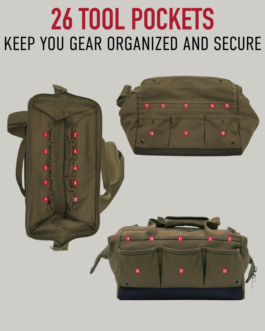 Renovator Tool Bag - Premium  from Rothco - Just $52.95! Shop now at Pat's Monograms