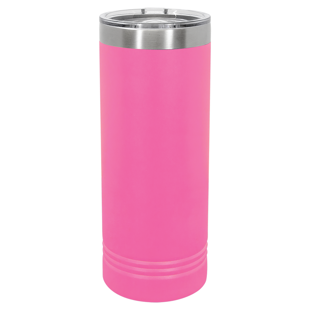 Laser Engraved Skinny Tumbler - 22oz. - Premium drinkware from Polar Camel - Just $15.95! Shop now at Pat's Monograms