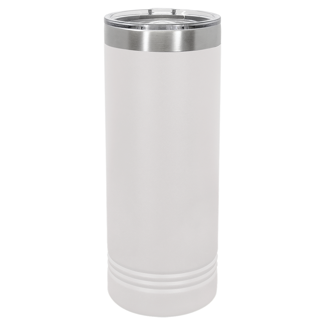 Laser Engraved Skinny Tumbler - 22oz. - Premium drinkware from Polar Camel - Just $15.95! Shop now at Pat's Monograms