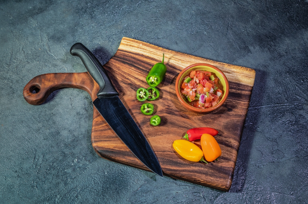 Live Edge Walnut Cutting Board with Handle - Premium Laser Engraved from Tuckahoe Hardwoods - Just $34.95! Shop now at Pat's Monograms