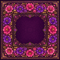 Midnight Bloom — Bold Floral Jewel Tone Mahjong Mat - Premium Mahjong from Told in Tiles - Just $80! Shop now at Pat's Monograms