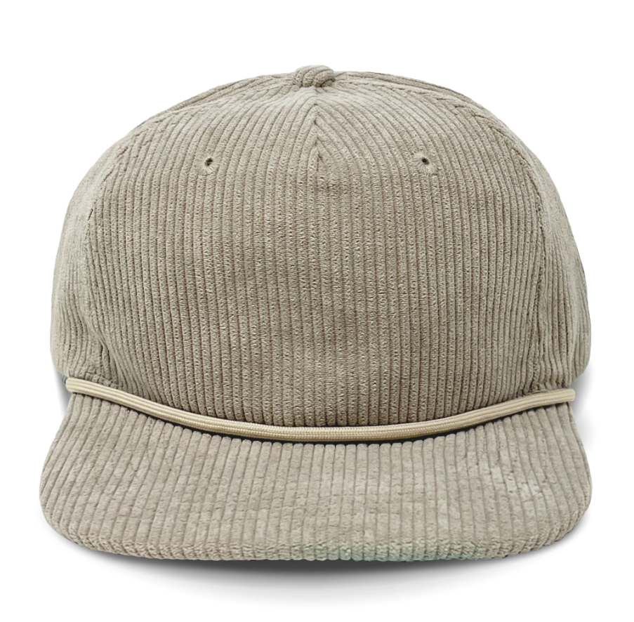 Corduroy Goat Rope Caps - Premium Headwear from Lost Hat Co. - Just $17.50! Shop now at Pat's Monograms