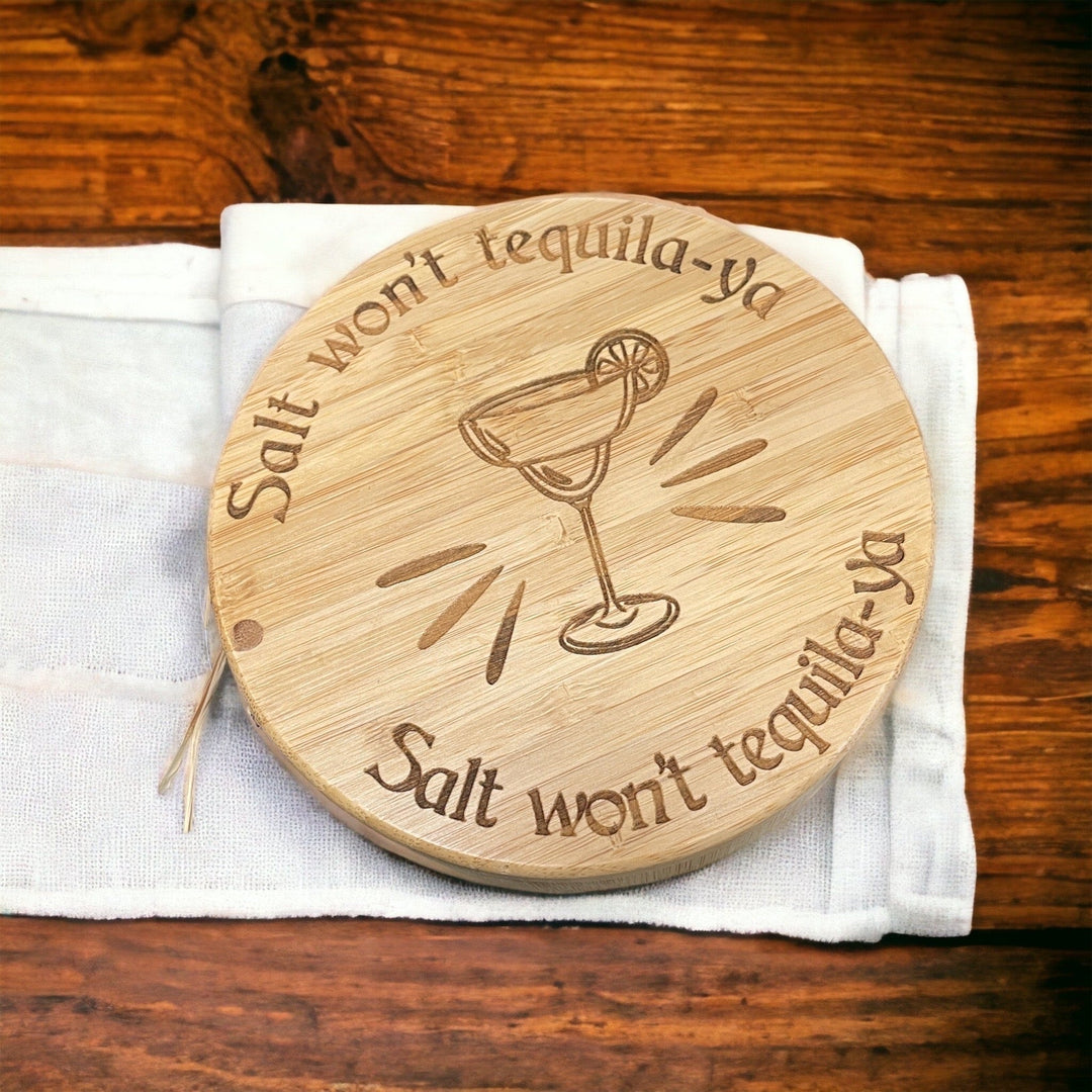 Barkeeper's Salt Box - Laser Engraved - Premium Laser Engraved from Pat's Monograms - Just $24.95! Shop now at Pat's Monograms