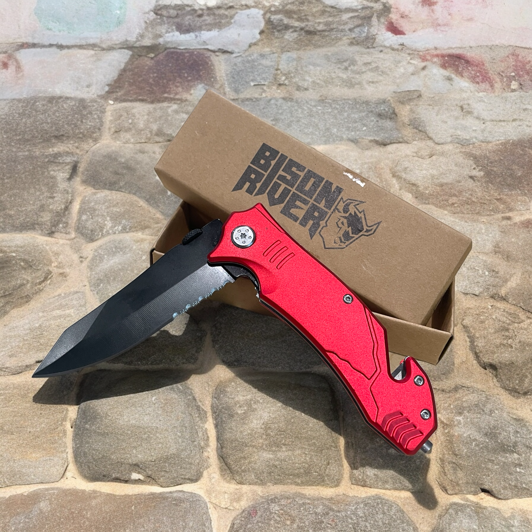 Engravable Rescue Knives - Premium Knives from Bison River - Just $19.95! Shop now at Pat's Monograms
