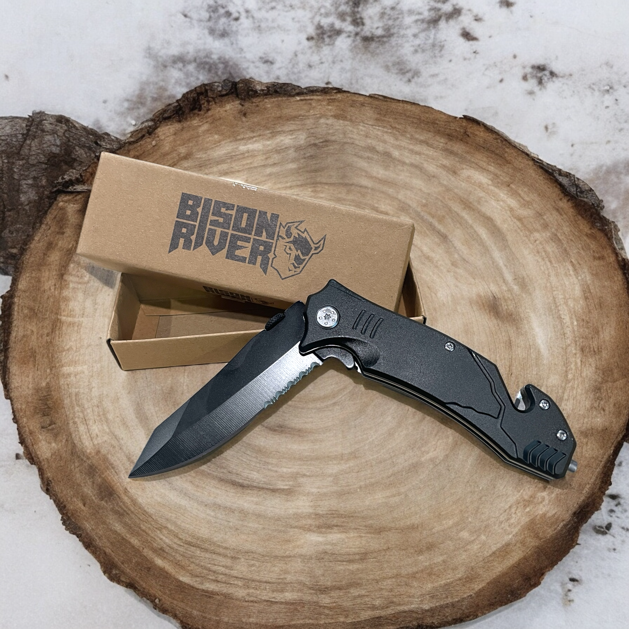Engravable Rescue Knives - Premium Knives from Bison River - Just $19.95! Shop now at Pat's Monograms