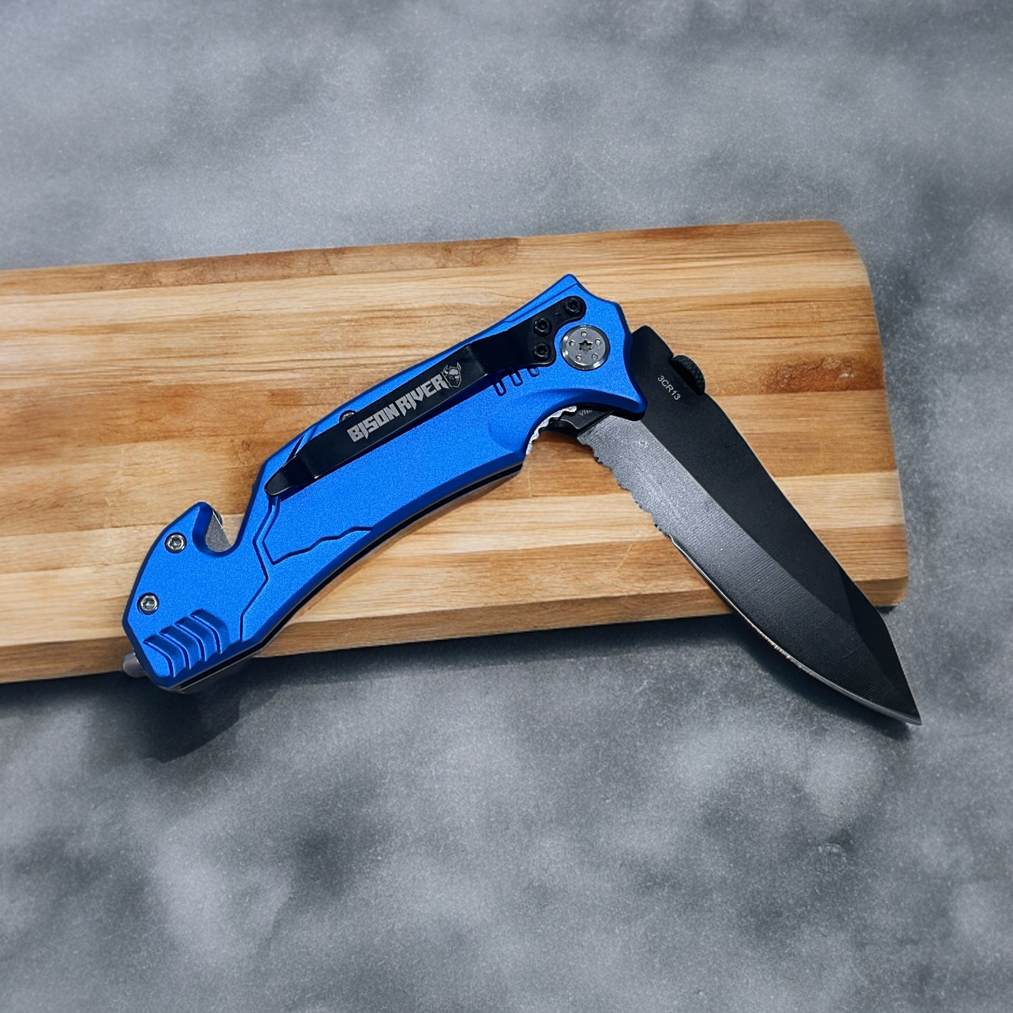 Engravable Rescue Knives - Premium Knives from Bison River - Just $19.95! Shop now at Pat's Monograms