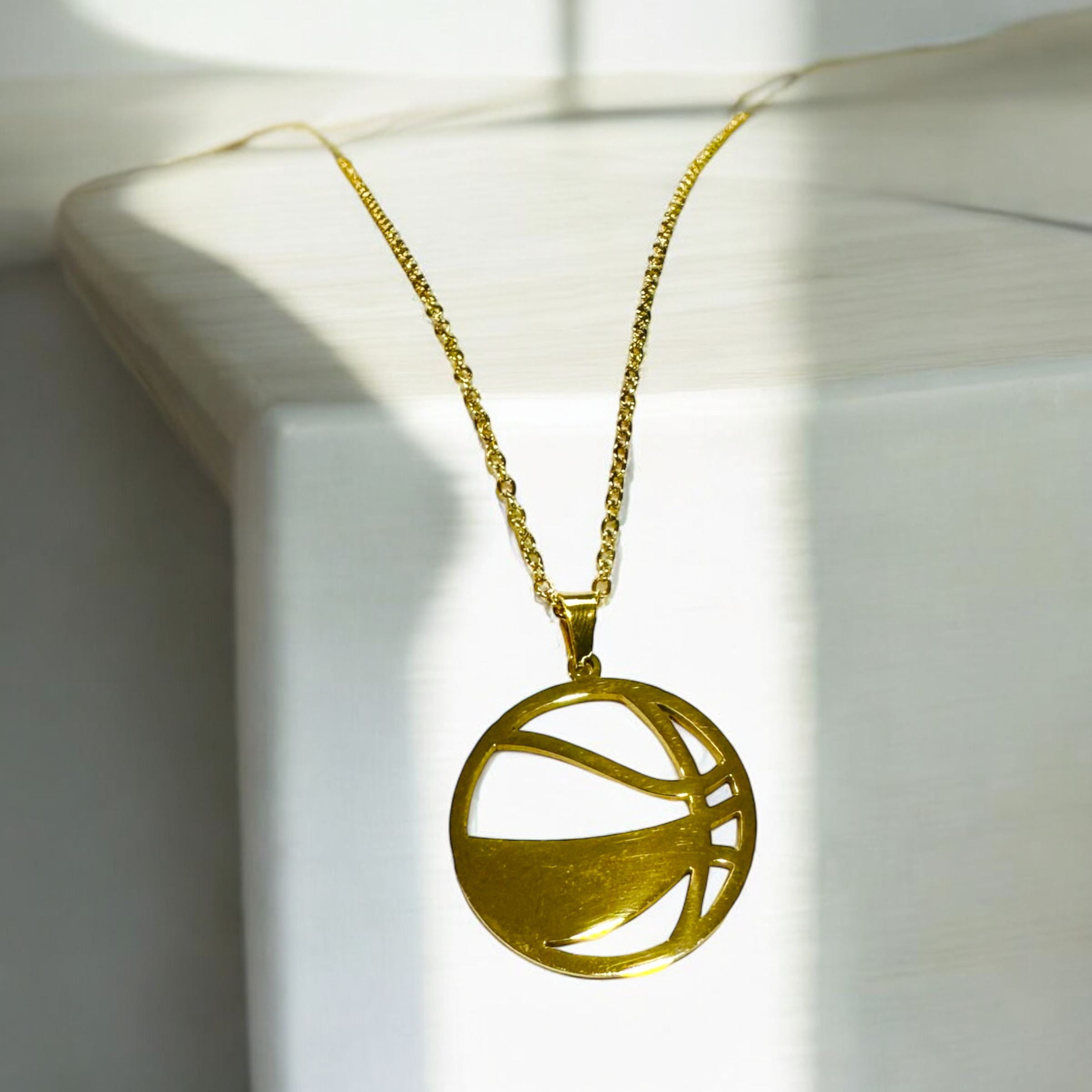 Laser Engraved Sports Necklaces - Premium necklace from Pat's Monograms - Just $22.95! Shop now at Pat's Monograms