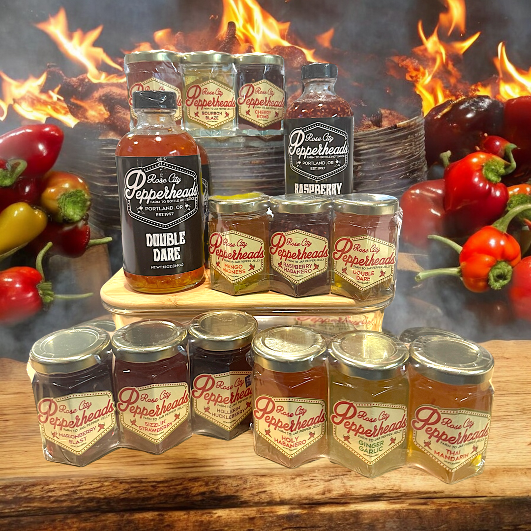 Mini Pepper Jelly Trios - Premium Gourmet Foods from Rose City Pepperheads - Just $11.95! Shop now at Pat's Monograms