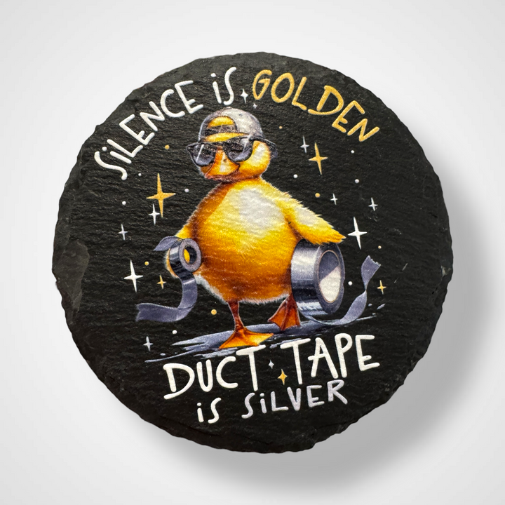 Duct Tape Coaster - Premium barware from Pat's Monograms - Just $6.50! Shop now at Pat's Monograms