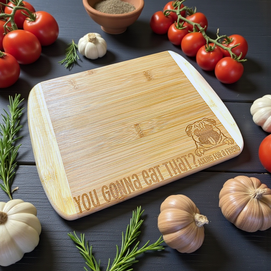 You Gonna Eat That? Labrador Cutting Board - Premium Cutting Boards from Pat's Monograms - Just $18.95! Shop now at Pat's Monograms