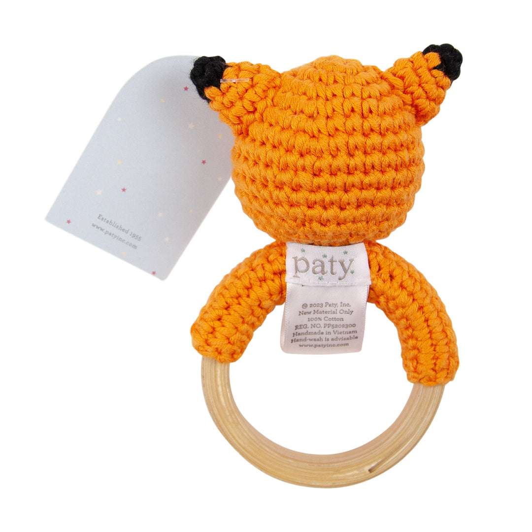 6" Paty Pal Rattle, Crocheted - Premium Baby Toys & Activity Equipment from Paty INC. - Just $12.95! Shop now at Pat's Monograms