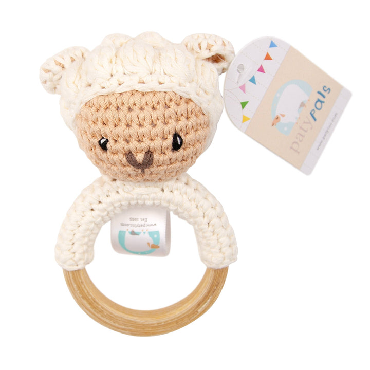6" Paty Pal Rattle, Crocheted - Premium Baby Toys & Activity Equipment from Paty INC. - Just $12.95! Shop now at Pat's Monograms