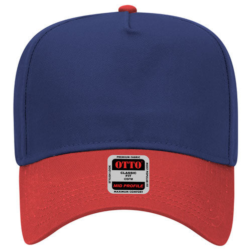Otto 5 Panel 31- - Mid Profle Vintage Cotton/Twill Baseball Cap - Premium Hat from Pat's Monograms - Just $7.50! Shop now at Pat's Monograms