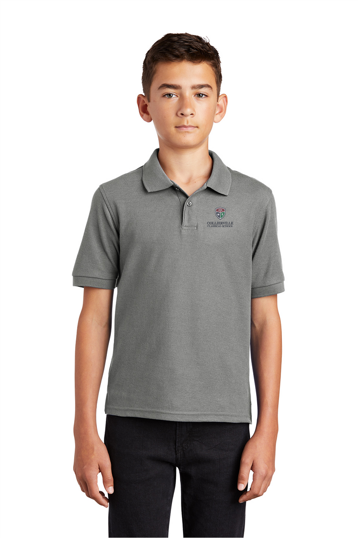 CCS - Y500 Port Authority Unisex Youth Silk Touch Polo - Premium School Uniform from Pat's Monograms - Just $20! Shop now at Pat's Monograms