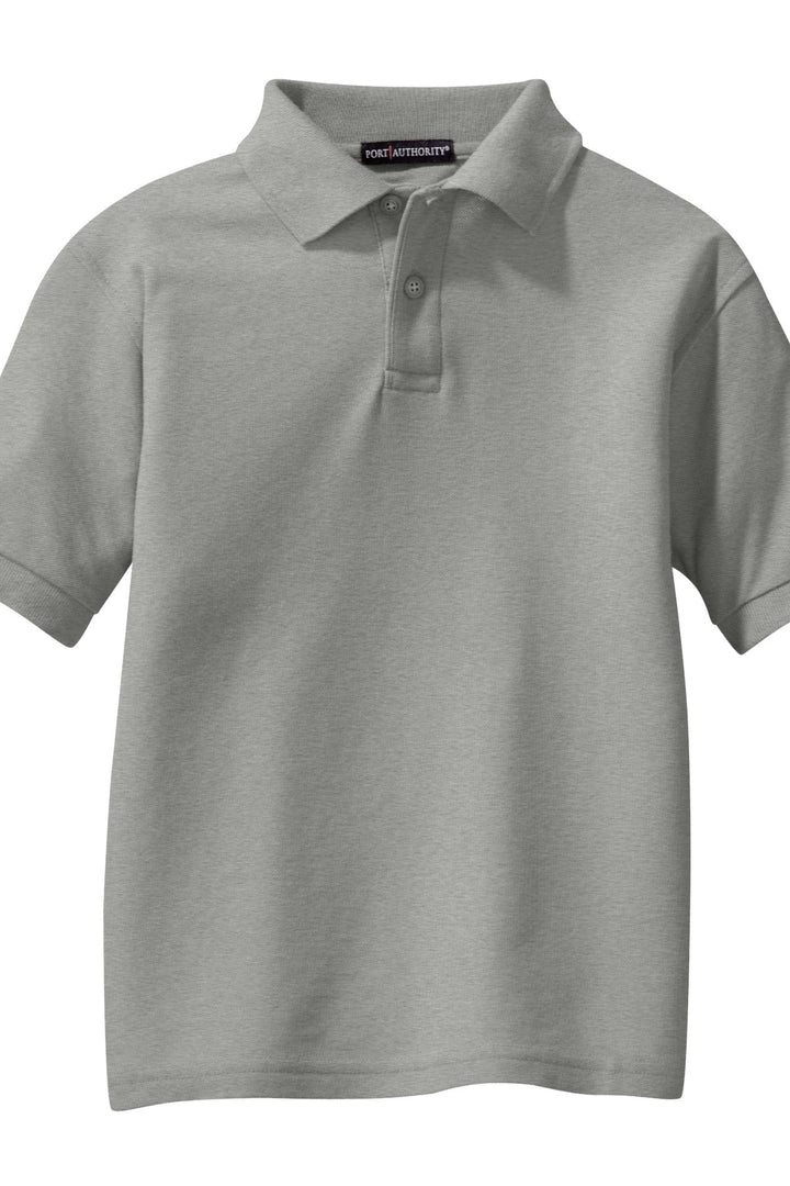 CCS - Port Authority Unisex Youth Silk Touch Polo Y500 - Premium School Uniform from Pat's Monograms - Just $20! Shop now at Pat's Monograms