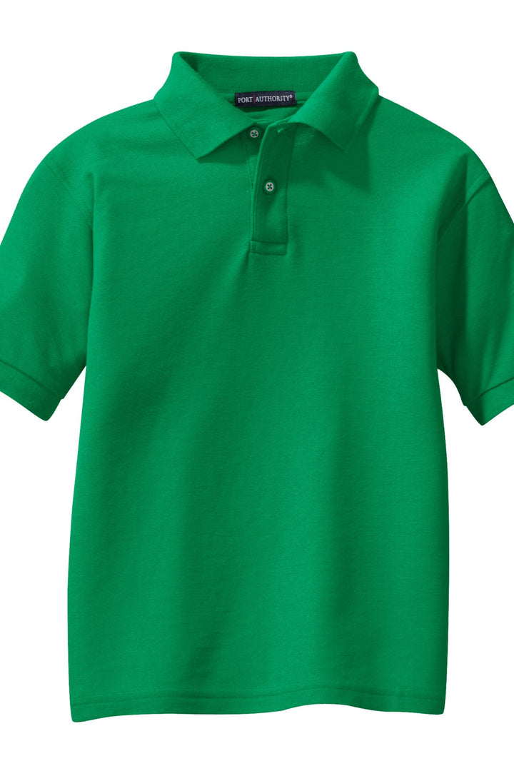 CCS - Port Authority Unisex Youth Silk Touch Polo Y500 - Premium School Uniform from Pat's Monograms - Just $20! Shop now at Pat's Monograms