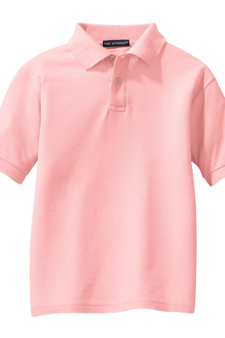 CCS - Port Authority Unisex Youth Silk Touch Polo Y500 - Premium School Uniform from Pat's Monograms - Just $18! Shop now at Pat's Monograms