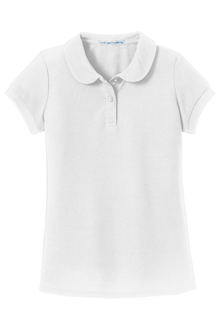 CCS - Port Authority Girls Silk Touch - Peter Pan Collar - Premium School Uniform from Pat's Monograms - Just $22! Shop now at Pat's Monograms