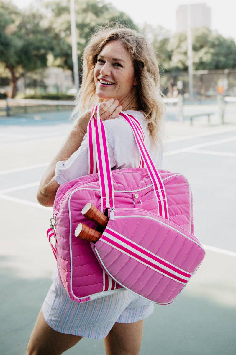 Pickleball Tote Bag (Hot Pink) - Premium Bags and Totes from Katydid - Just $76.95! Shop now at Pat's Monograms