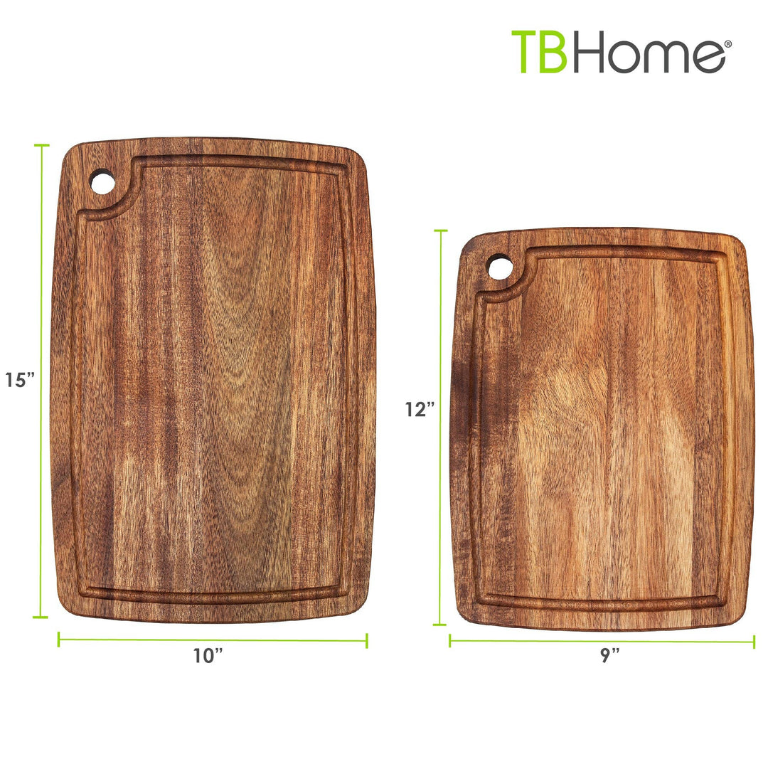 Acacia Wood Cutting Board with Juice Groove - Premium Cutting Boards from Totally Bamboo - Just $19! Shop now at Pat's Monograms